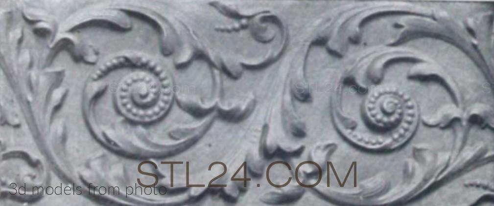 Фризы (FRIESE_1611 -  | 3D model 3DSMAX / OBJ / STL) 3D модель для ЧПУ станка